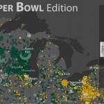 FanMap: Super Bowl Edition